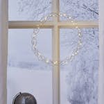 Hängande Dekoration Star Trading Curly Krans med LED 45cm