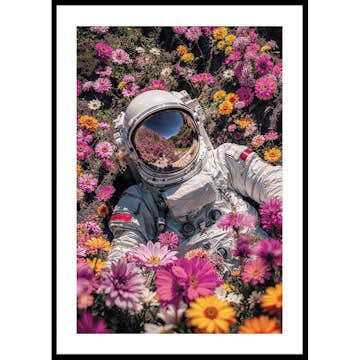 Poster Gallerix Astronaut In Bloom