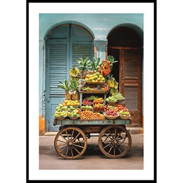 Poster Gallerix Fruit Cart