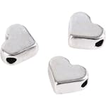 Ledpärlor Creativ Company Försilvrad Stl 5,5x7 mm Hålstl 1 mm 3 St/1 Förp