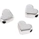 Ledpärlor Creativ Company Försilvrad Stl 5,5x7 mm Hålstl 1 mm 3 St/1 Förp