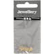 Ledpärlor Creativ Company Förgylld Stl 5,5x7 mm Hålstl 1 mm 3 St/1 Förp