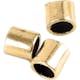 Avslutningshylsa Creativ Company Förgylld Stl 2x2 mm HålStl 14 mm 80 st/1 Förp