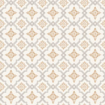Tapet Duro Gammalsvenska Börsjö Beige 691-01 QuickUp, Mönstrad Gul