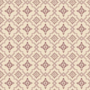 Tapet Duro Gammalsvenska Börsjö 691-02, Mönstrad Röd