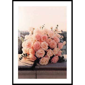 Poster Gallerix Pink Roses Bouquet