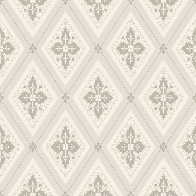 Tapet Duro Gammalsvenska Astrid Beige/Guld 692-01