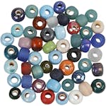 Glaspärlemix Creativ Company Mixade Färger Dia. 9 mm Hålstl 2,5-3 mm 500 g/1 Förp