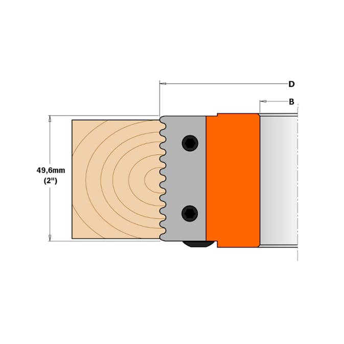 Skär CMT Orange Tools limfogfräs 2-pack