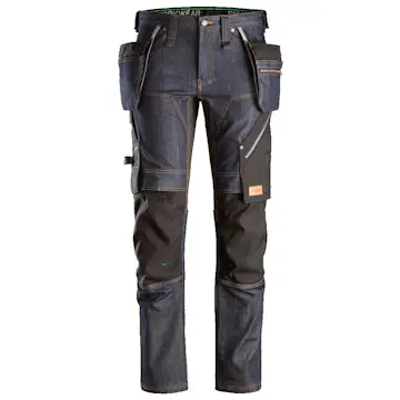 Arbestbyxa Snickers Workwear Denim + HF FW