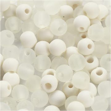 Plastpärlor Creativ Company D6 mm Hålstl 2 mm 40 g/1 Förp