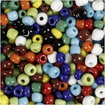 Rocaipärlor Creativ Company Mixade Färger D4 mm Stl 6/0 Hålstl 0,9-1,2 mm 130 g/1 Förp