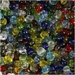 Rocaipärlor Creativ Company Blank Transparent D4 mm Stl 6/0 Hålstl 0,9-1,2 mm 130 g/1 Förp
