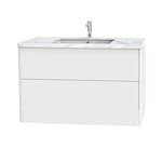 Tvättställsskåp Miller Badrum Brooklyn 100 med Lådor för Bänkskiva