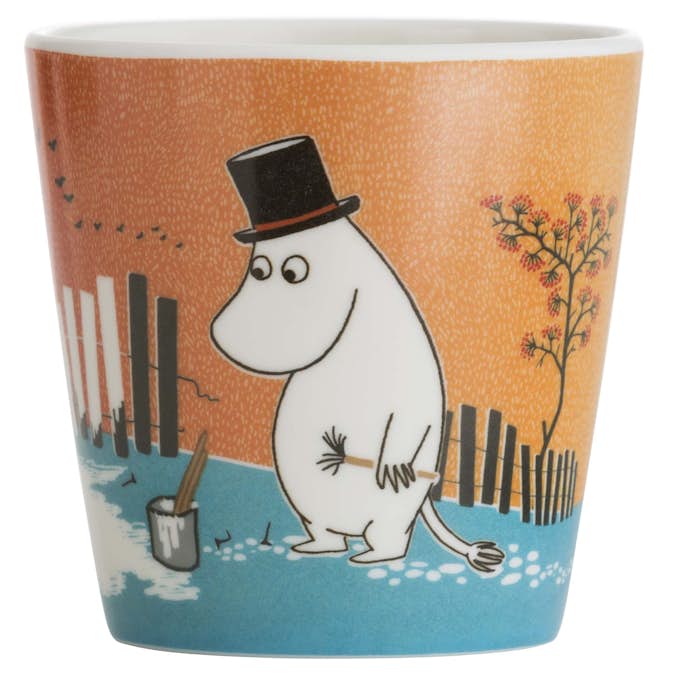 Barnmugg Rätt Start Mumin Med Handtag Skog & Sjö Orange