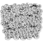 Bokstavspärlor Creativ Company Silver Dia. 7 mm Hålstl 1,2 mm 165 g/1 Förp