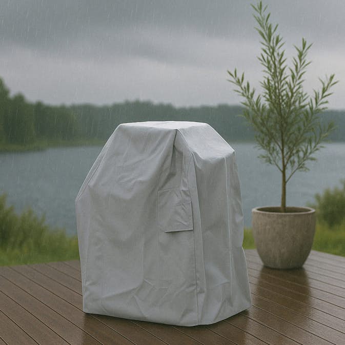 Möbelskydd Venture Home Klas Överdrag till Utemöbler Grå 115x90x63 cm