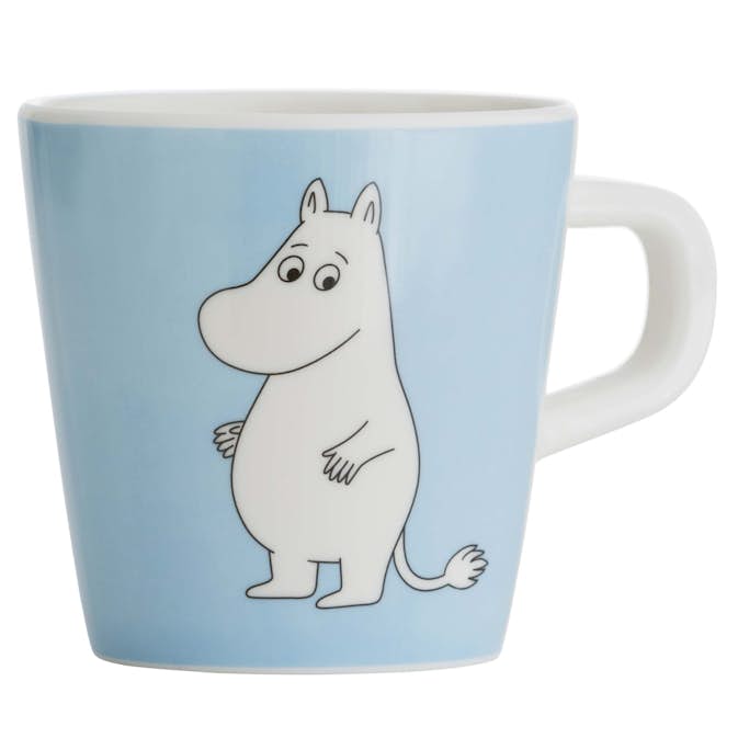 Barnmugg Rätt Start Mumin Med Handtag Vatten & Bad Blå