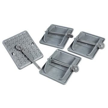 Stödbensplatta Briv 4-Pack