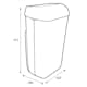Papperskorg Katrin 50 L Plast 2-Pack
