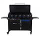 Gasolgrill Pit Boss Griddle Ultimate Plancha Cabinet 5 Brännare