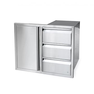 Inbyggnadsmodul Omberg Folkunga Trippellåda Med Skåp