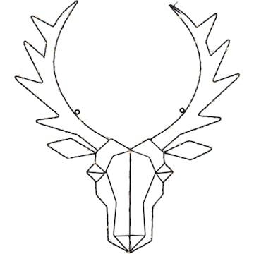 Inomhusdekoration Star Trading Cupid Renhuvud