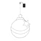 Hängande Dekoration Star Trading Siluett X-Mas Bulb LED