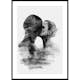 Poster Gallerix Monochrome Kiss