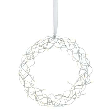 Dekoration Markslöjd Snö LED-Krans Julbelysning