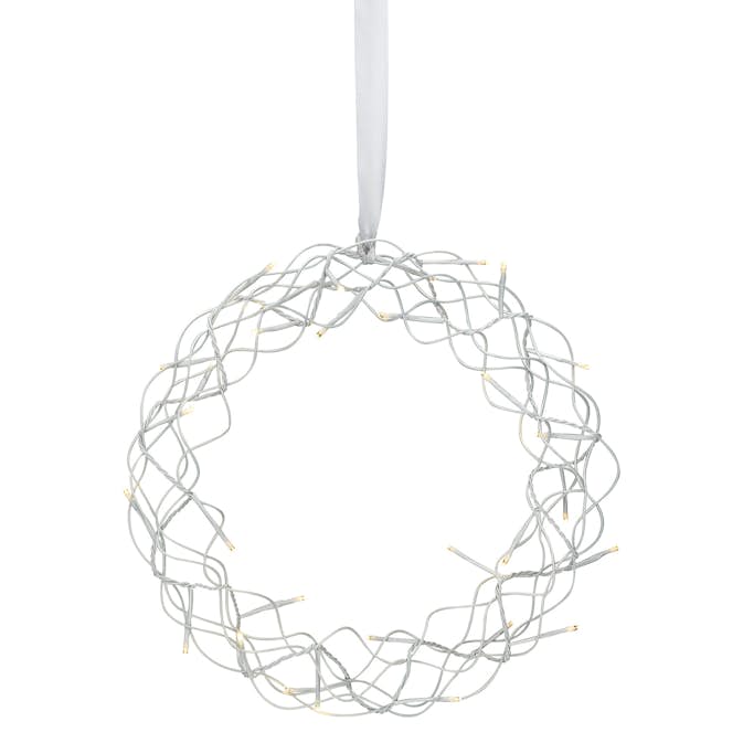 Dekoration Markslöjd Snö LED-Krans Julbelysning