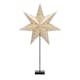 Adventsstjärna Markslöjd Solvalla 69 cm Golden på fot