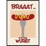 Poster Gallerix Braaatwurst
