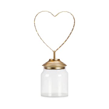 Bordsdekoration Markslöjd Sweetie Heart 15L Guld