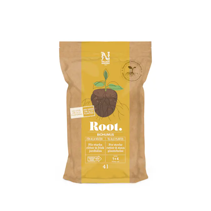 Växtnäring Nelson Garden Root Bio-Humus Krav 4 L