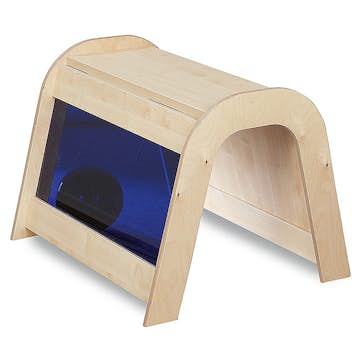 Lekmöbel ABA Skol Sinnestunnel Blå Plexi