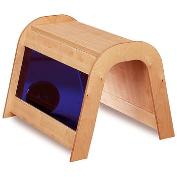 Lekmöbel ABA Skol Sinnestunnel Blå/bok