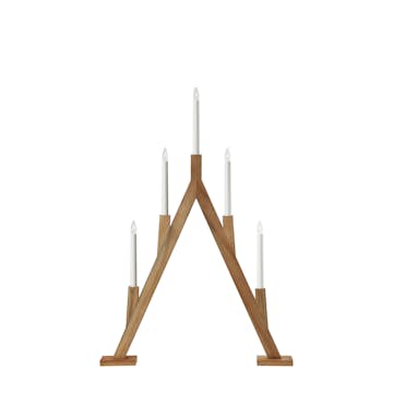 Adventsljusstake Markslöjd Bjurfors Träljusstake 7 Ljus