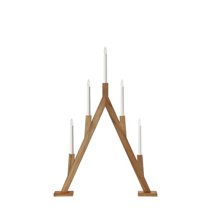 Adventsljusstake Markslöjd Bjurfors Träljusstake 7 Ljus