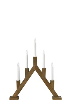 Adventsljusstake Markslöjd Bjurfors Träljusstake 5 Ljus