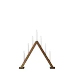 Adventsljusstake Markslöjd Ariele Träljusstake 7 Ljus