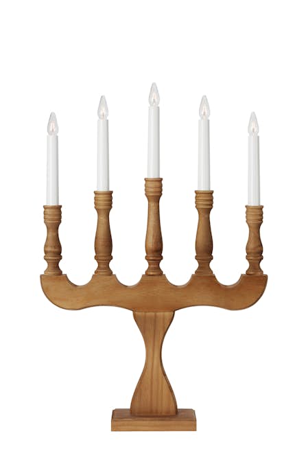 Adventsljusstake Markslöjd Svaneholm Träljusstake 5 Ljus