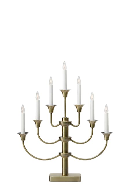 Adventsljusstake Markslöjd Gylling Mässing 7 Ljus