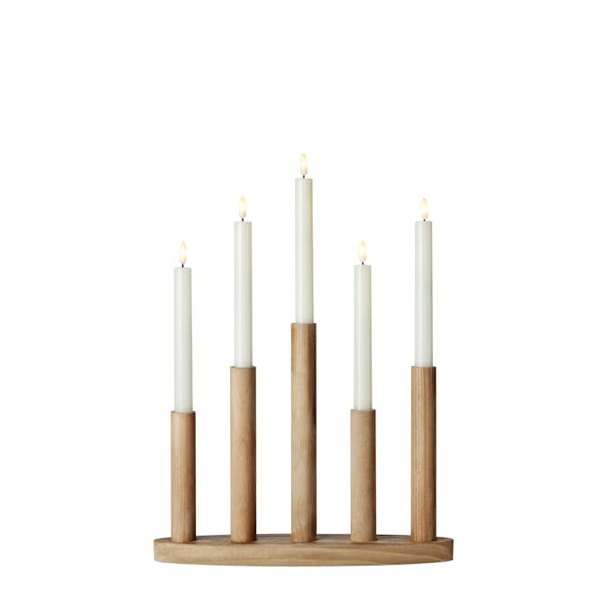 Adventsljusstake Markslöjd Milo 5 Ljus Batteridriven