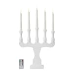 Adventsljusstake Markslöjd Rydboholm Träljusstake 5 Ljus Batteridriven Portabel Julbelysning