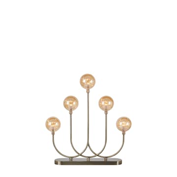 Adventsljusstake Markslöjd Enys Ljusstake med Glaskupor 5 Ljus