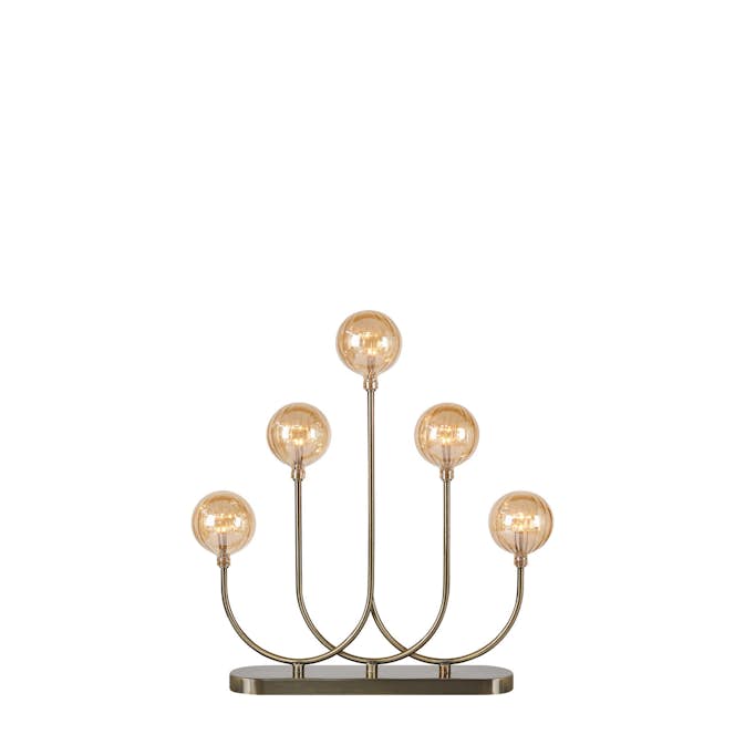 Adventsljusstake Markslöjd Enys Ljusstake med Glaskupor 5 Ljus