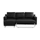 Divanbäddsoffa Scandinavian Choice Razon Vänster Konstläder