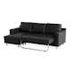 Divanbäddsoffa Scandinavian Choice Razon Vänster Konstläder