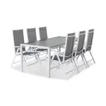 Matgrupp Comfort Garden Tunis med 6 Maggie Positionsstolar